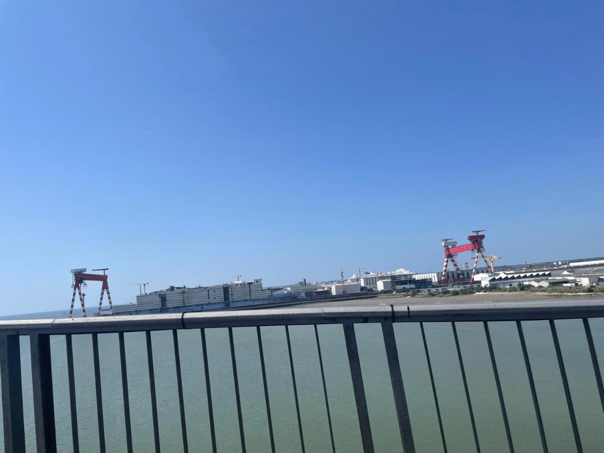 Studio Cosy Avec Terrasse, Proche Chantiers Et Airbus سان نازير المظهر الخارجي الصورة