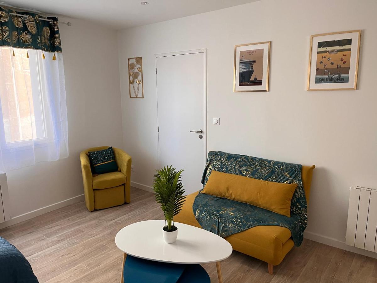 Studio Cosy Avec Terrasse, Proche Chantiers Et Airbus سان نازير المظهر الخارجي الصورة