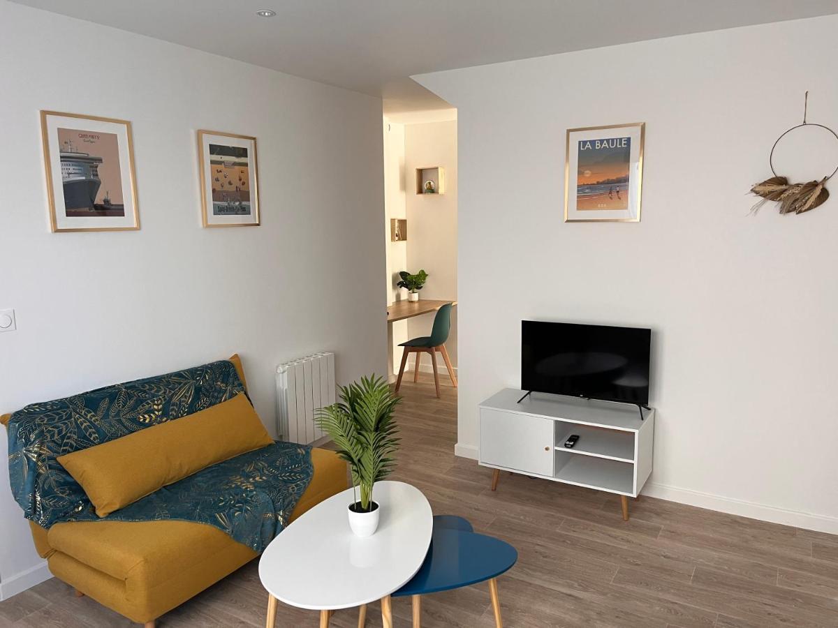 Studio Cosy Avec Terrasse, Proche Chantiers Et Airbus سان نازير المظهر الخارجي الصورة